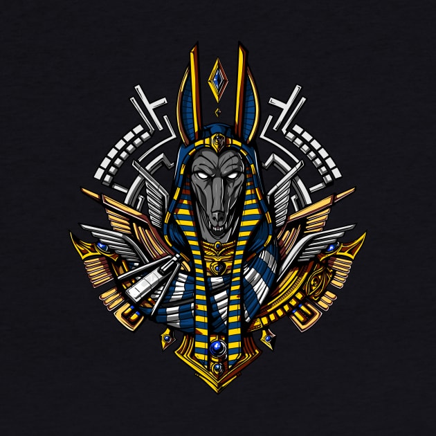 Egyptian God Anubis by underheaven